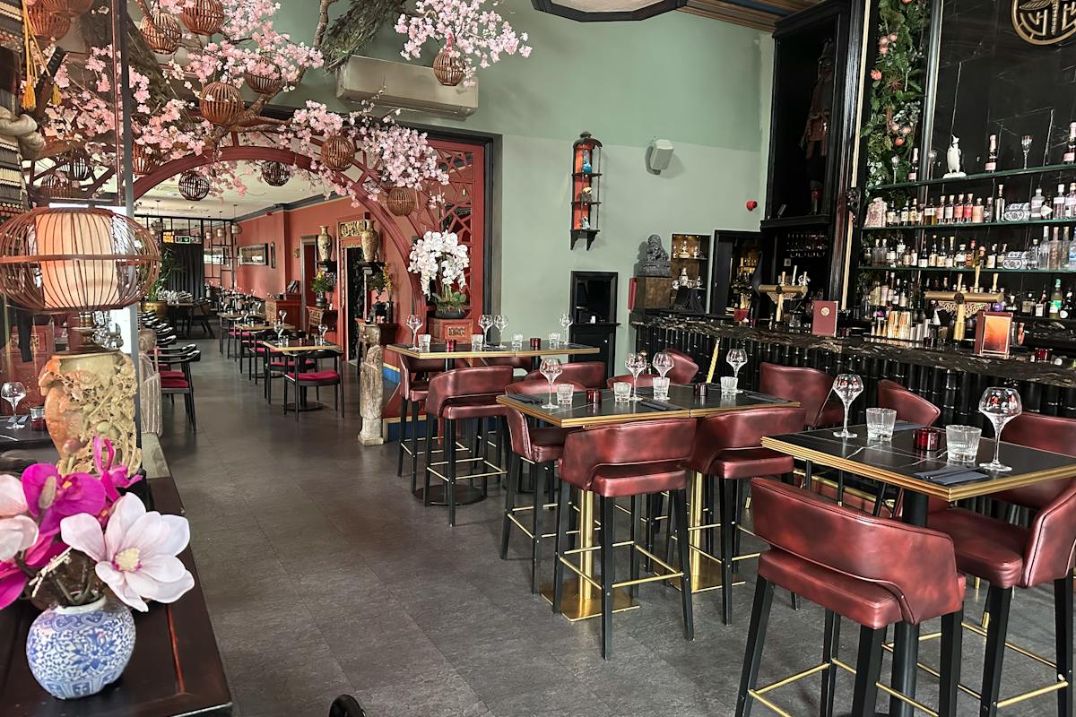 Inside of the restaurant