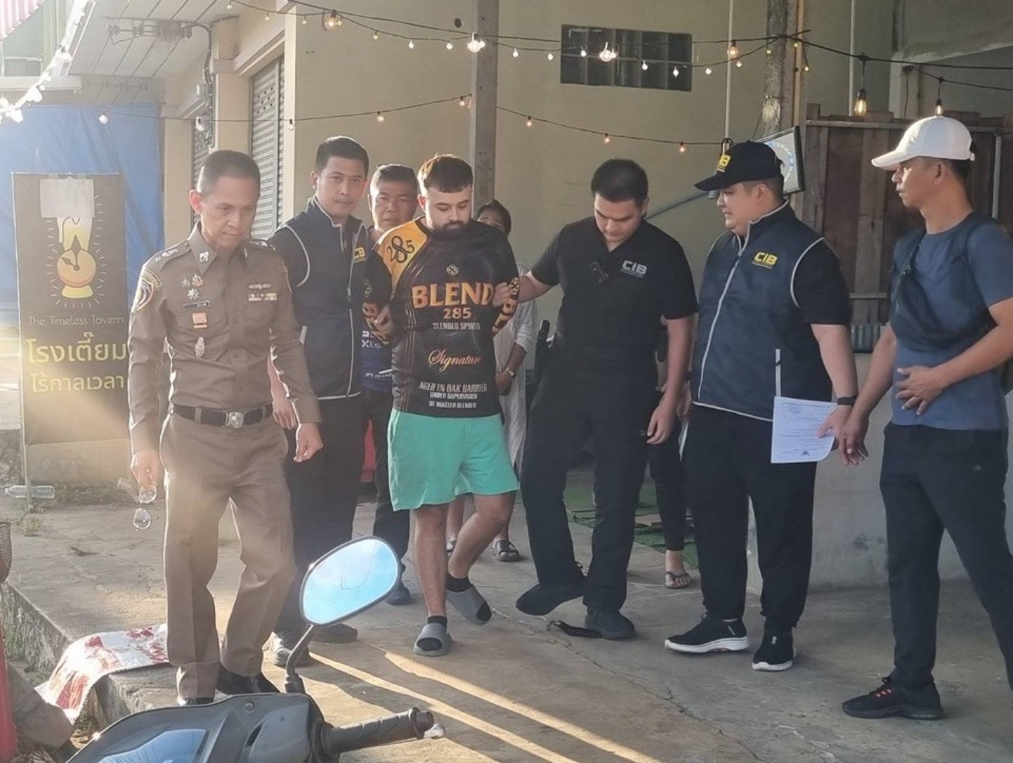 Domestic abuser behind bars after being tracked down to Thailand