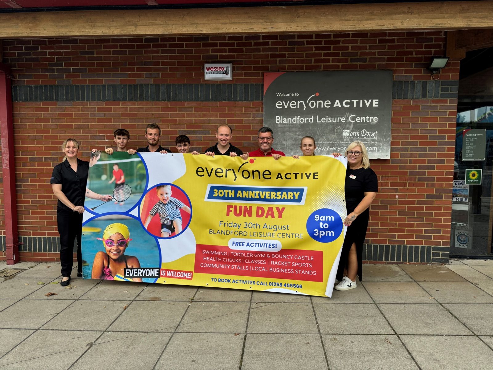 Free family activities at Blandford Leisure Centre’s 30th birthday bash