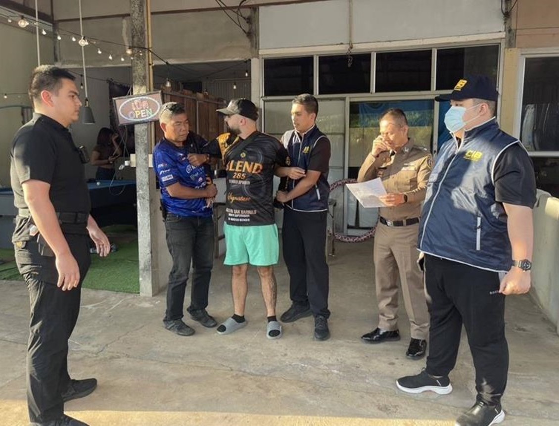 Domestic abuser behind bars after being tracked down to Thailand